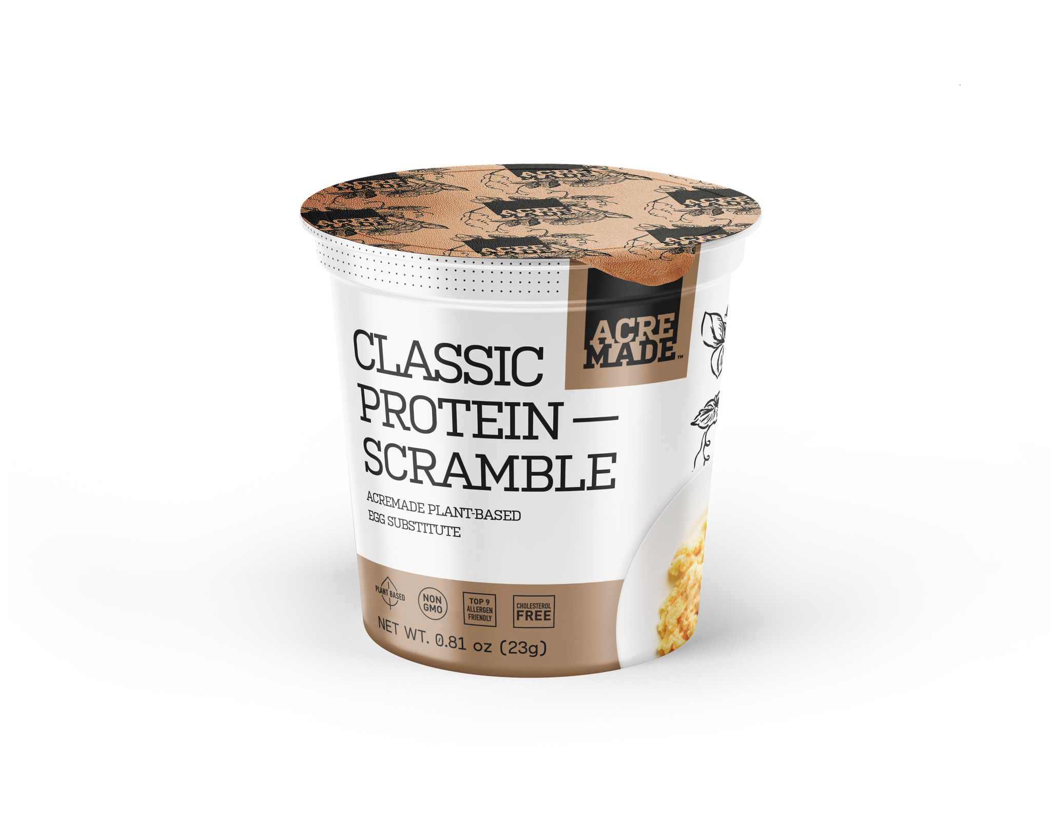 AcreMade Plant-Based Protein Scramble Cup (4 Case Pack/32 cups)